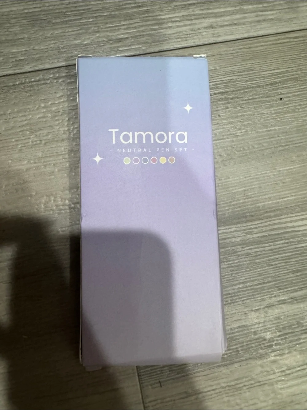 Tamora Neutral Pen Set - Pastel Multi-Color (6 pcs)